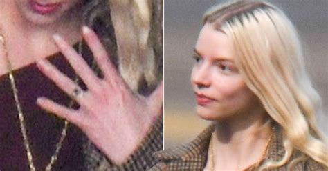 Anya Taylor-Joy sparks engagement rumours as she shows off large ring ...