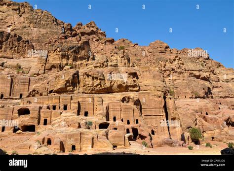 Caves in Petra Stock Photo - Alamy