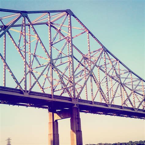 Bridge in St Louis at sunset : r/pics