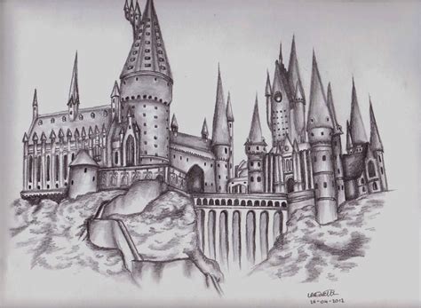 Hogwarts Castle by LeahRosslyn on DeviantArt | Harry potter sketch, Harry potter drawings, Harry ...