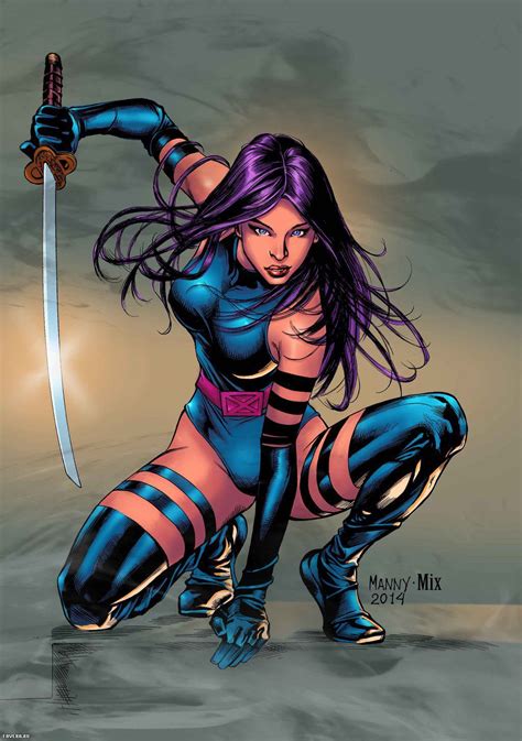 Psylocke «Elizabeth 'Betsy' Braddock» By Manny Comic Book Characters ...