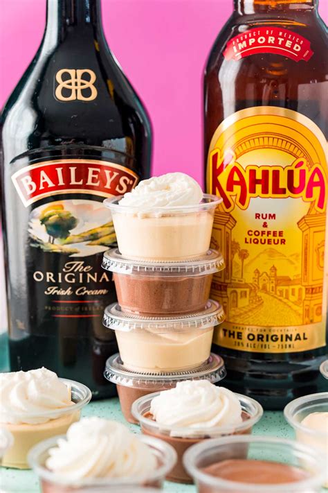 Baileys Irish Cream Pudding Shots Recipe | Deporecipe.co