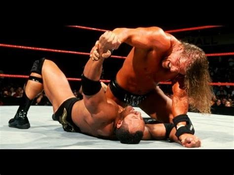 The Rock VS Triple H - WWF Championship Match - Full Length - YouTube