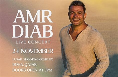 Amr Diab live concert in Qatar | Qatar Events