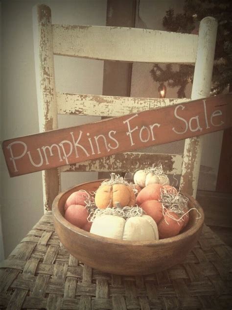 Primitive Pumpkins for Sale Sign Fall - Etsy