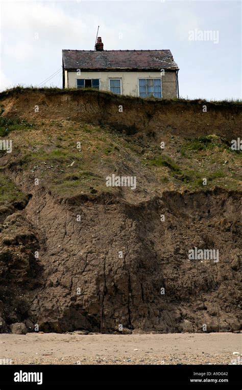 Coastal erosion at Hornsea on the east coast Yorkshire Stock Photo - Alamy