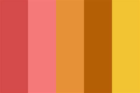 Warm Color Palette Color Palette