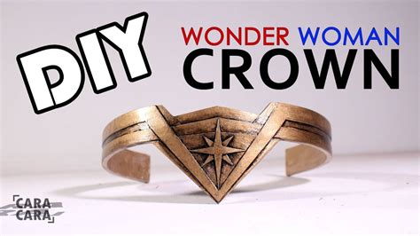 Wonder Woman Crown DIY - YouTube