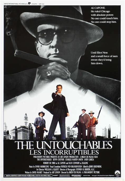 The Untouchables (1987) - Poster US - 1013*1500px