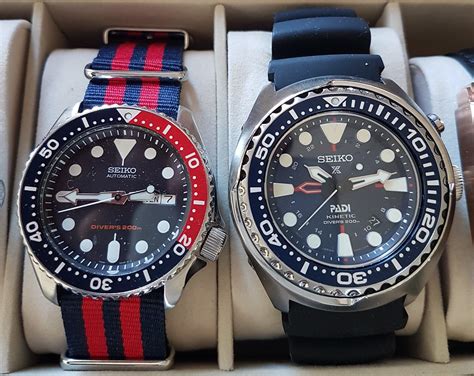 My collection Seiko SKX009K1 and Seiko PADI Prospex SUN065… | Flickr