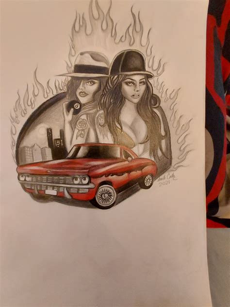 Lowrider Magazine Art