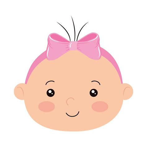 Cute Cartoon Baby Face