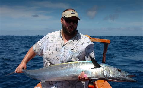 Bluewater fly fishing in Kiritimati Island. My first Wahooooooooo! : Fishing