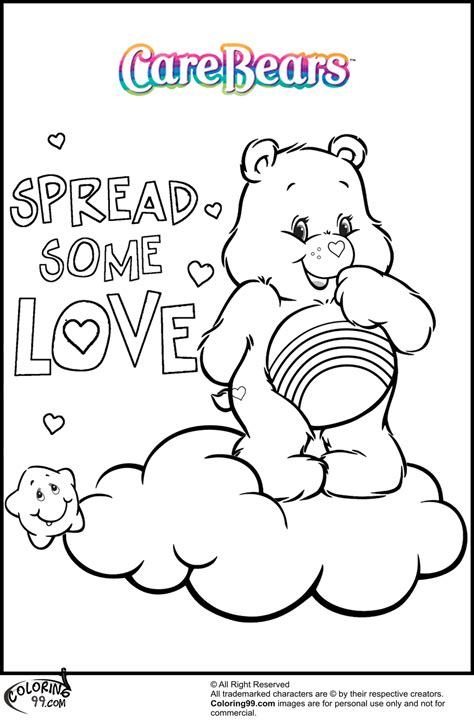 Care Bear Coloring Pages | Minister Coloring