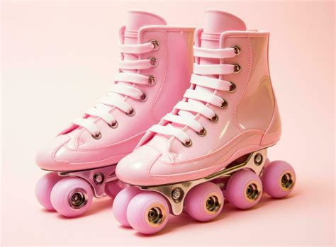 Pink roller skates 27777450 Stock Photo at Vecteezy