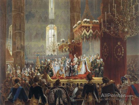 Mihaly Zichy Coronation Of Emperor Alexander Ii Oil Painting Reproductions for sale | AllPainter ...