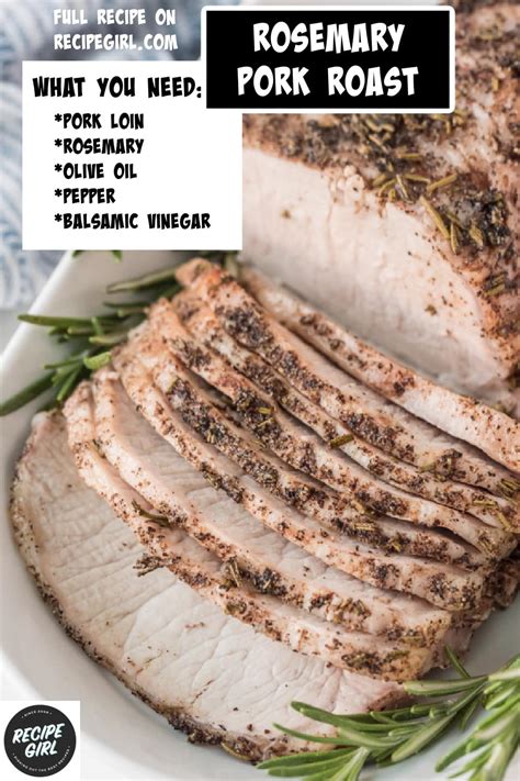 Rosemary Pork Roast - Recipe Girl