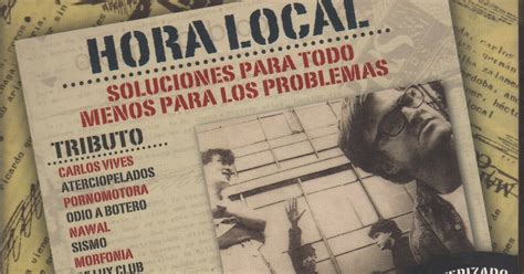 musicasrevueltas: Hora Local/ Soluciones para todo menos para los problemas