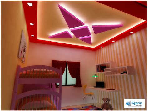 A ceiling that even the kids will love! To know more: www.gyproc.in/ | False ceiling design ...