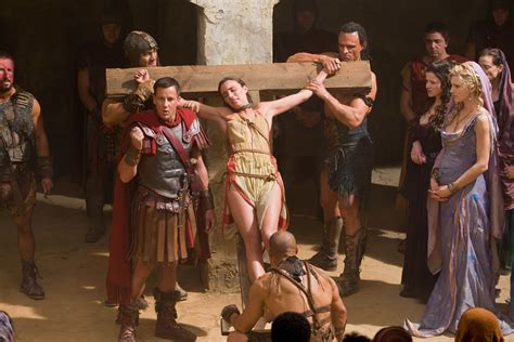 Spartacus - Ilithyia and Glaber with Seppia and Thessela | Donne ...