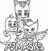 PJ Masks Coloring Pages  Best For Kids sketch template