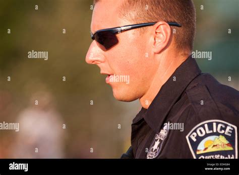 Greenfield Wisconsin Police Department Police Officer Stock Photo - Alamy