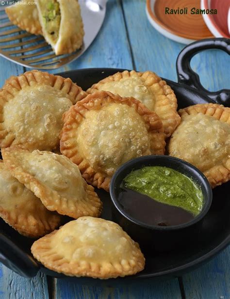 Ravioli Samosa, Deep Fried Indian Starter recipe | Recipe | Starters recipes, Indian starter ...