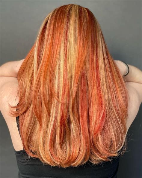 29 Trendy Ways to Pair Red Hair with Highlights (Photos) | Red blonde hair, Red hair with ...