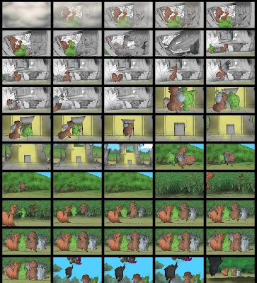 Living Lines Library: Over the Hedge (2006) - Storyboards