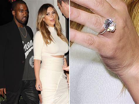 Kim Kardashian Goes Public with Her Engagement Ring -- See New Pic ...