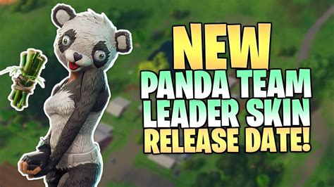 Fortnite NEW PANDA Team Leader RELEASE Date - How To Get Panda Team Leader Skin in Fortnite ...