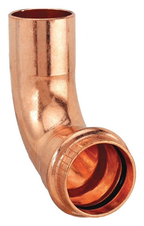 VIEGA PROPRESS, Copper, Press-Fit x FTG, 90 Degree Street Elbow - 1RPK4 ...