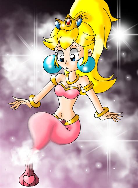 Genie Princess Peach by David3X on DeviantArt