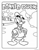 Donald Duck Disney Coloring Page Printable sketch template