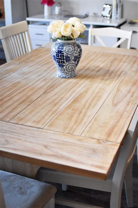 A Step-by-Step Guide To Refinish A Kitchen Table | Refinishing kitchen ...