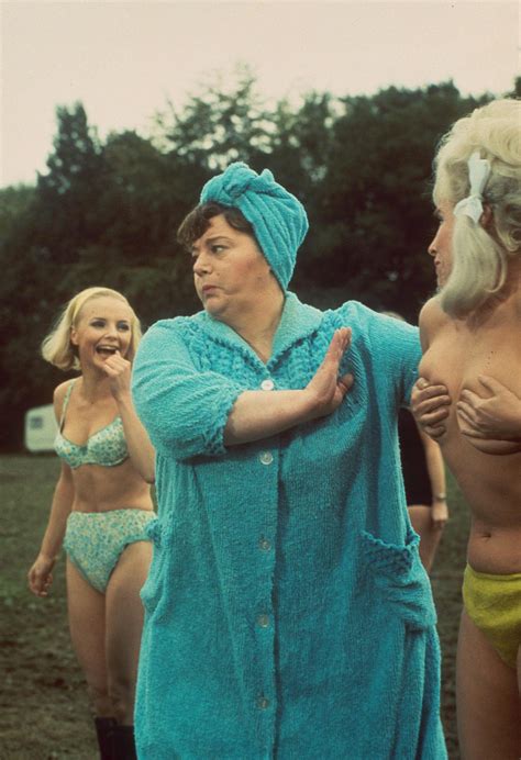 Elizabeth Knight, Hattie Jacques and Barbara Windsor in Carry On Camping. 1969 | Barbara windsor ...