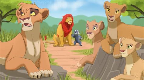 Kion S Family Paint In 2021 Lion King Art Lion King A - vrogue.co