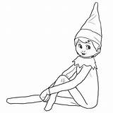 30 Free Printable Elf On The Shelf Coloring Pages sketch template