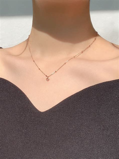 925 silver aquamarine necklace (아쿠아마린/이태리체인)