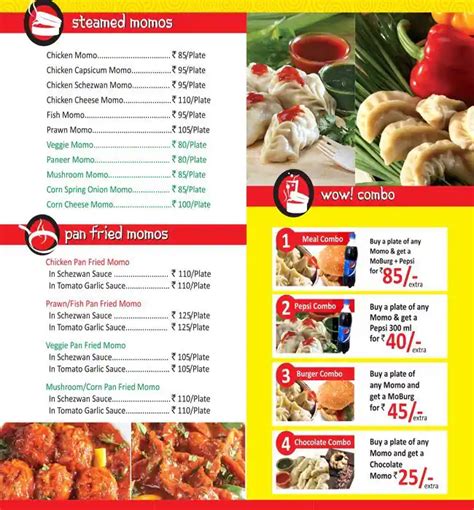 Wow! Momo Menu, Menu for Wow! Momo, Sector 1, Salt Lake, Kolkata - Zomato