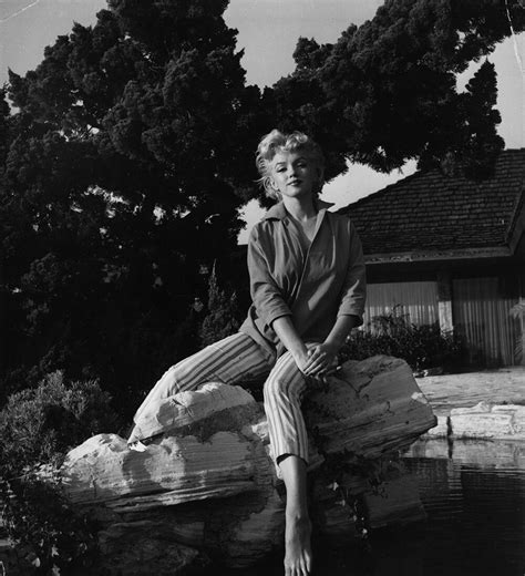 Marilyn Poses In Her Garden | Getty Images Gallery