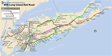 Long Island Railroad Map | Long island railroad, Map long island, Island map