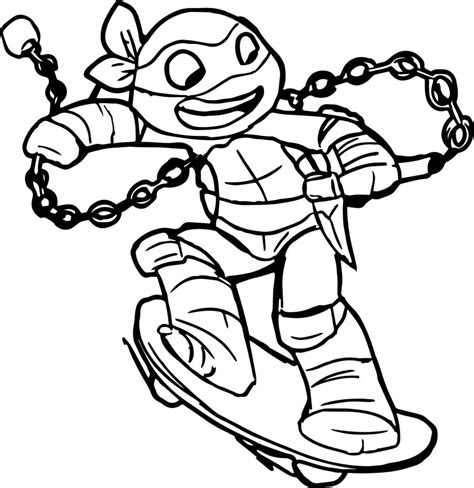 Raphael Ninja Turtle Coloring Pages at GetDrawings | Free download