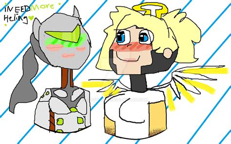 Genji X Mercy by edgychan on DeviantArt