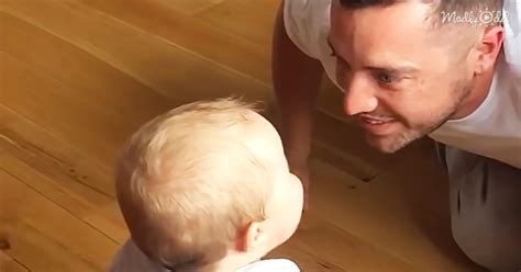 Baby Begins Laughing While Playing with Dad – This Is the Cutest Laugh ...