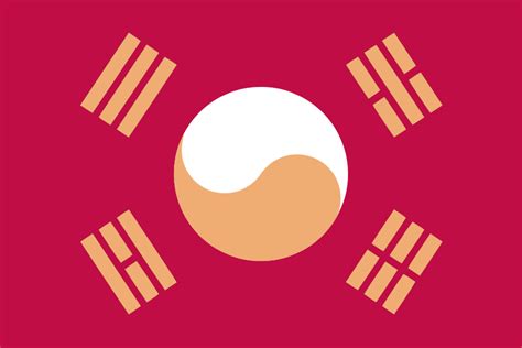 The flag of Korea if it used the colours of the Joseon dynasty : r/vexillology