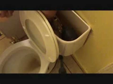 Removing a toilet: how to drain the water - YouTube