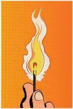 Match Flame Pop Art Free Stock Photo - Public Domain Pictures