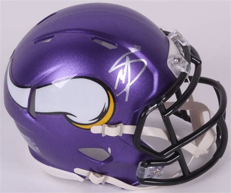 Stefon Diggs Signed Vikings Speed Mini Helmet (JSA COA) | Pristine Auction