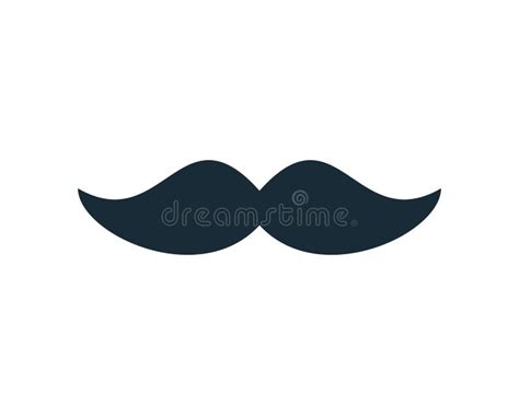 Mustache Icon Vector Logo Template Illustration Design Stock Vector - Illustration of fashioned ...